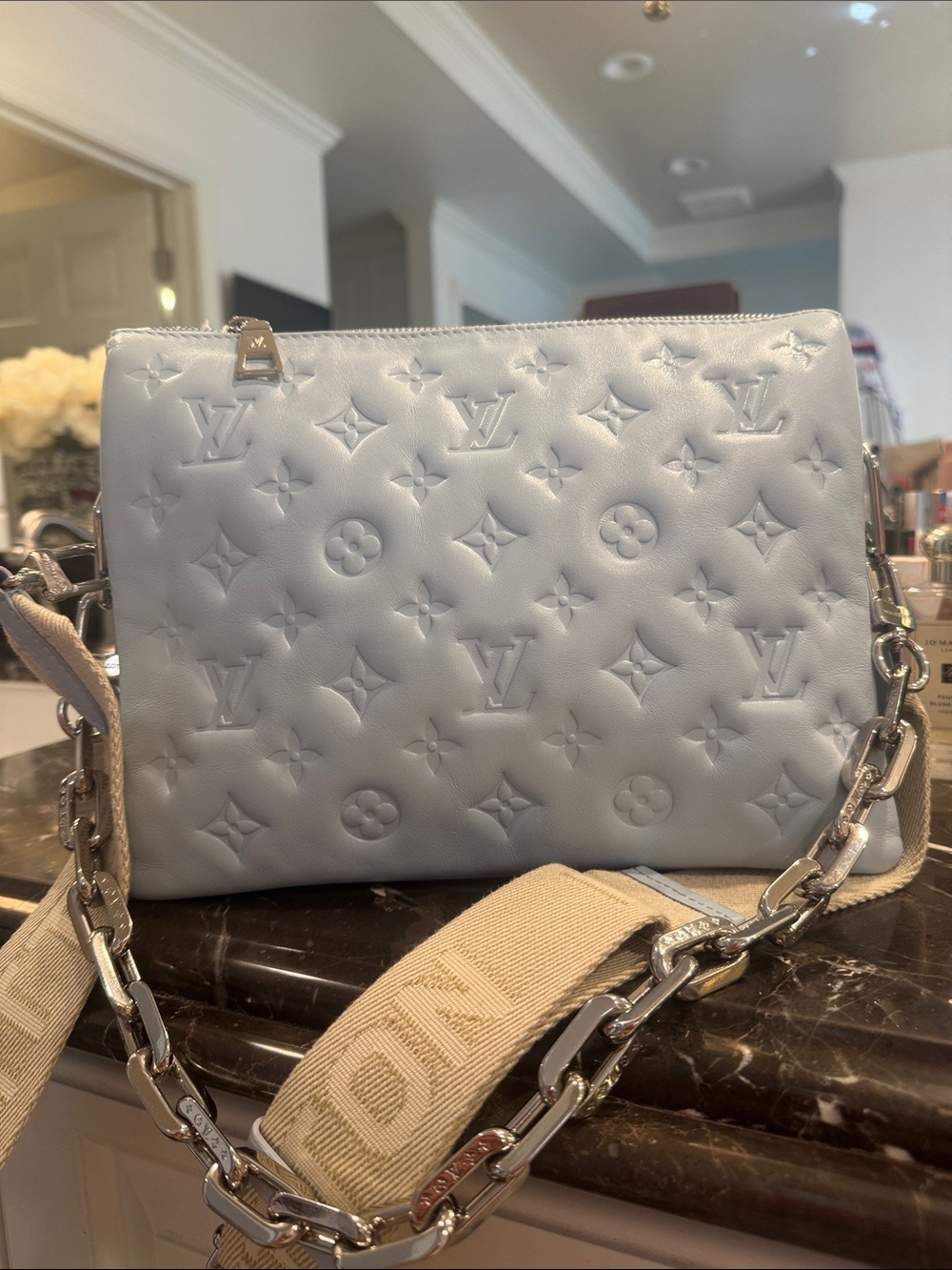 Louis Vuitton Ice Blue Coussin PM Limited Edition like new